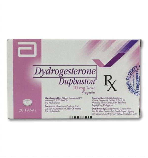 Duphaston (Dydrogesterone) 10 mg package